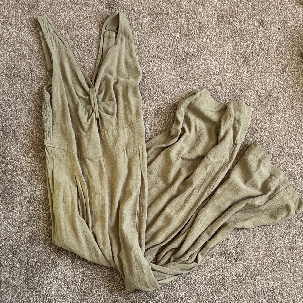 Amazon Olive Green Jumpsuit